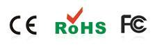 通過均通過FCC,CE,RHOS等質(zhì)量管理認(rèn)證